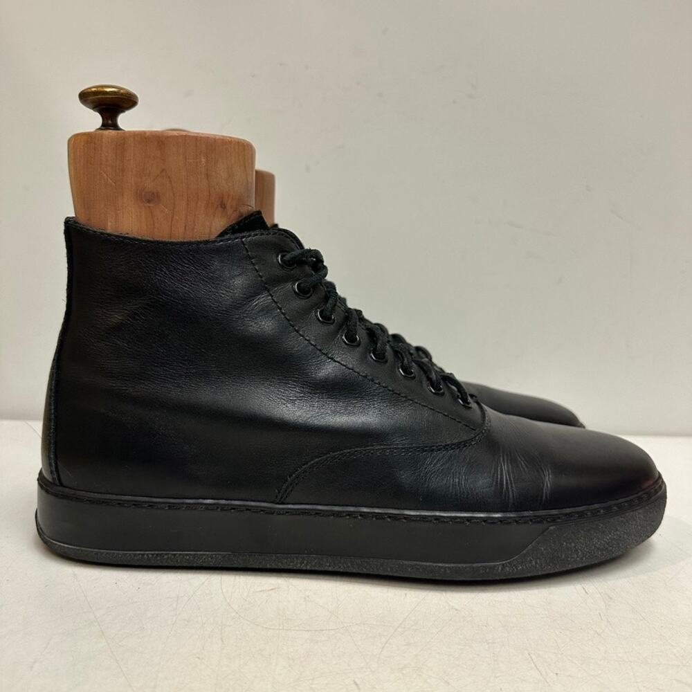 VGUC Yuketen x Woodlands Monterey Sneaker Hermosa Black Calf Made Italy US 9 D